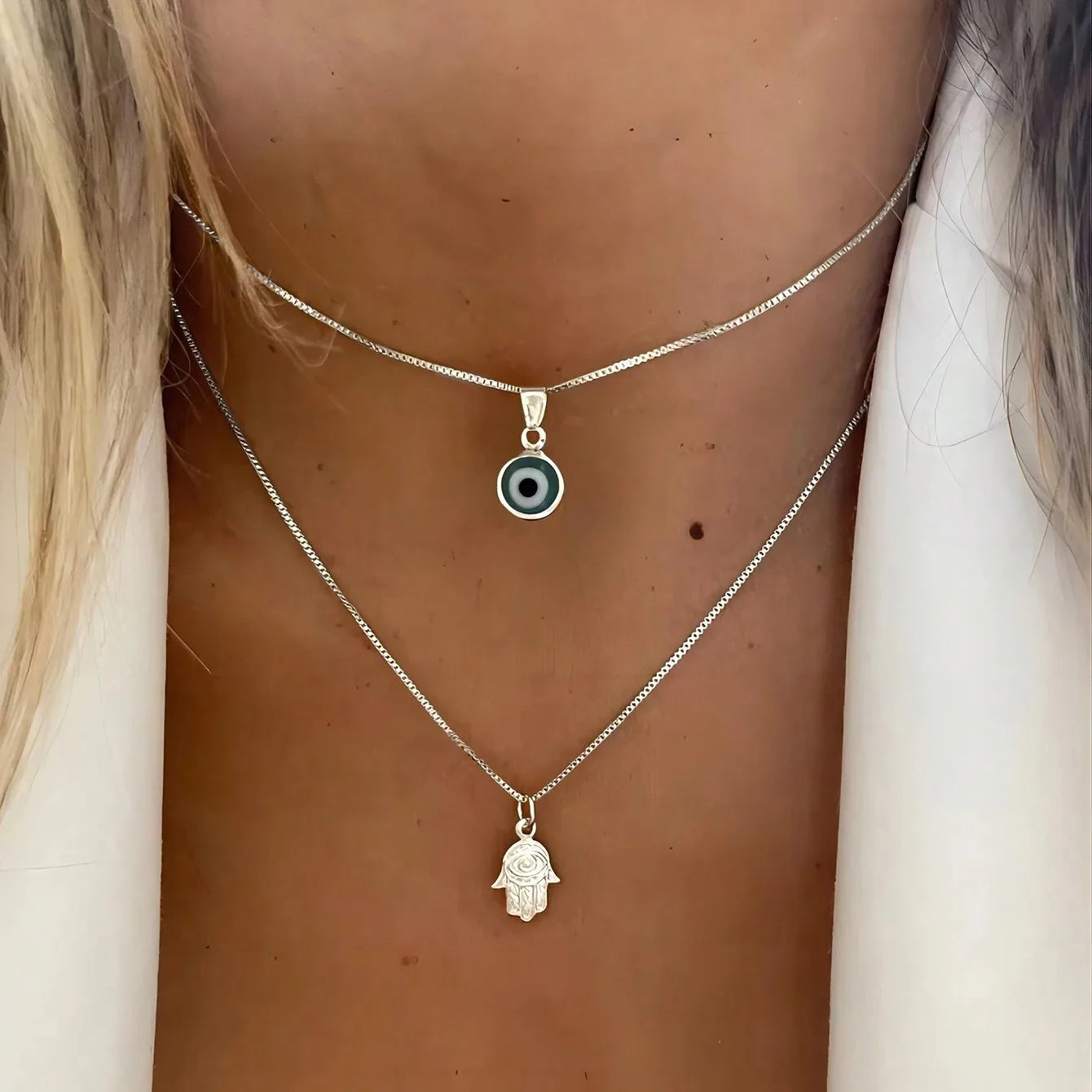 Sacred Shield - Layered Necklace