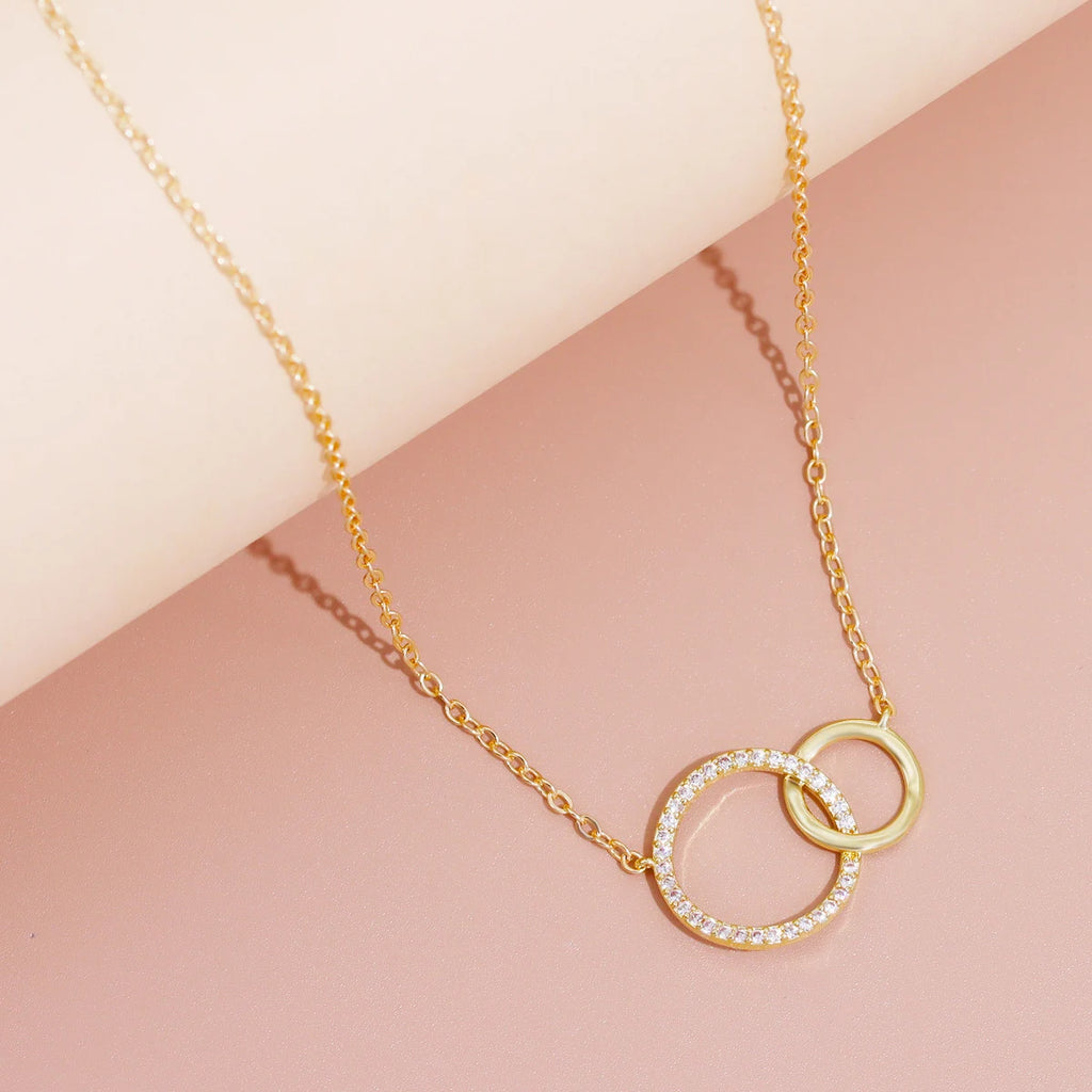 Infinity Bond - Double Circle Necklace