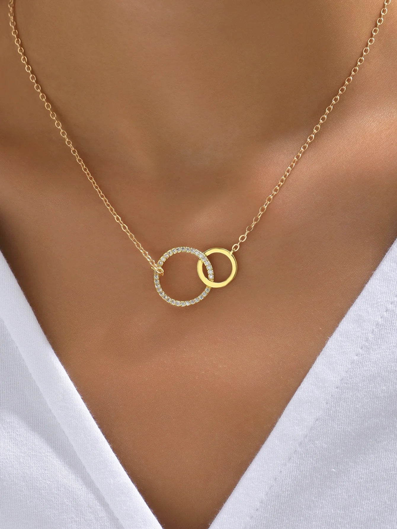 Infinity Bond - Double Circle Necklace