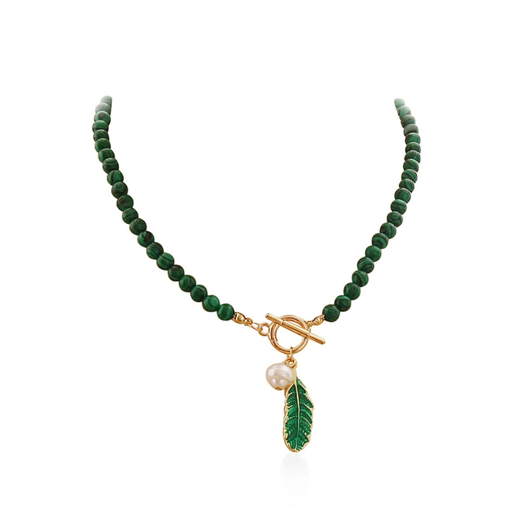 Emerald Spirit – Malachite Healing Necklace
