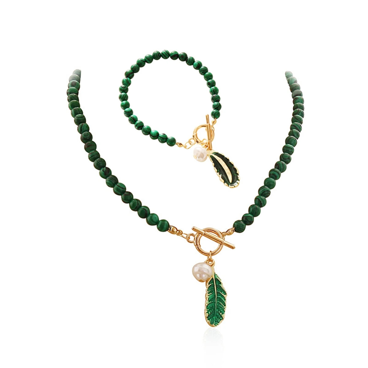Emerald Spirit – Malachite Healing Necklace